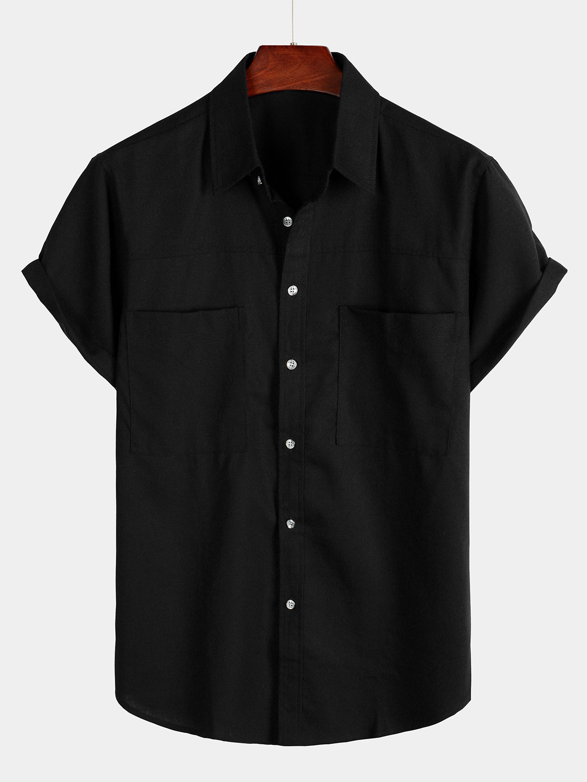 Short-Sleeve Shirt with Chest Pockets