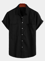 Short-Sleeve Shirt with Chest Pockets