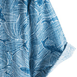 Men's Ocean Shark Hawaiian-Style Cotton Short-Sleeve Shirt