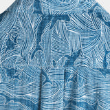 Hawaiian Short-Sleeve Shirt, Ocean Shark Motif, Summer
