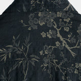 Elegant Casual Short-Sleeve Retro Floral Print Shirt