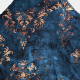Button-Up Short Sleeve Shirt, Retro Style, Blue, Summer