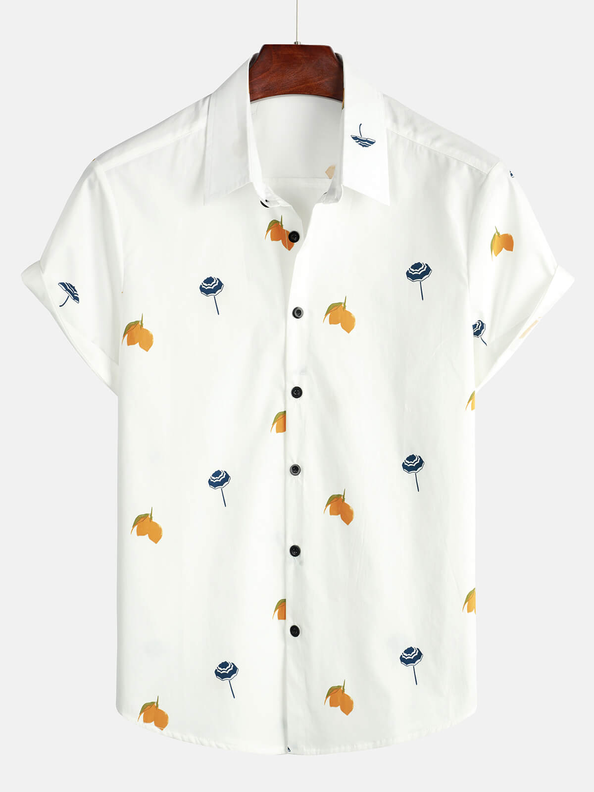 White Hawaiian Short Sleeve Shirt