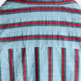 Striped Print Short-Sleeve Shirt