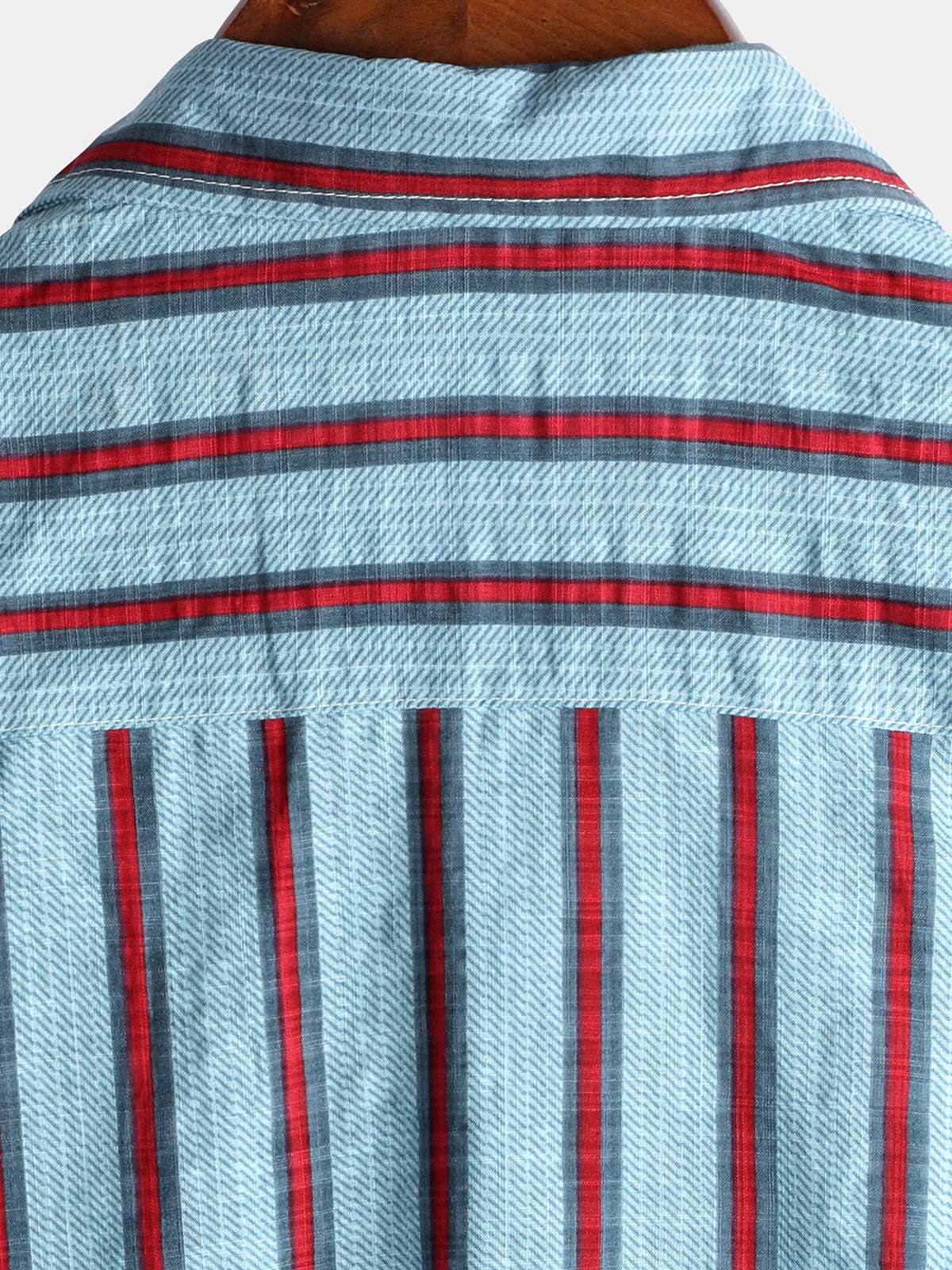 Striped Print Short-Sleeve Shirt