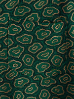 Short-Sleeve Shirt with Green Abstract Pattern Pocket
