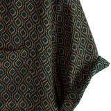 Retro Casual Cotton Shirt with Short Sleeves and Buttons for Men