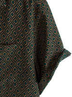 Retro Casual Cotton Shirt with Short Sleeves and Buttons for Men