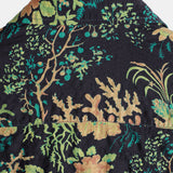 Hawaiian Short-Sleeve Botanical Print Pocket Shirt