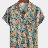 Short-Sleeve Print Pocket Shirt