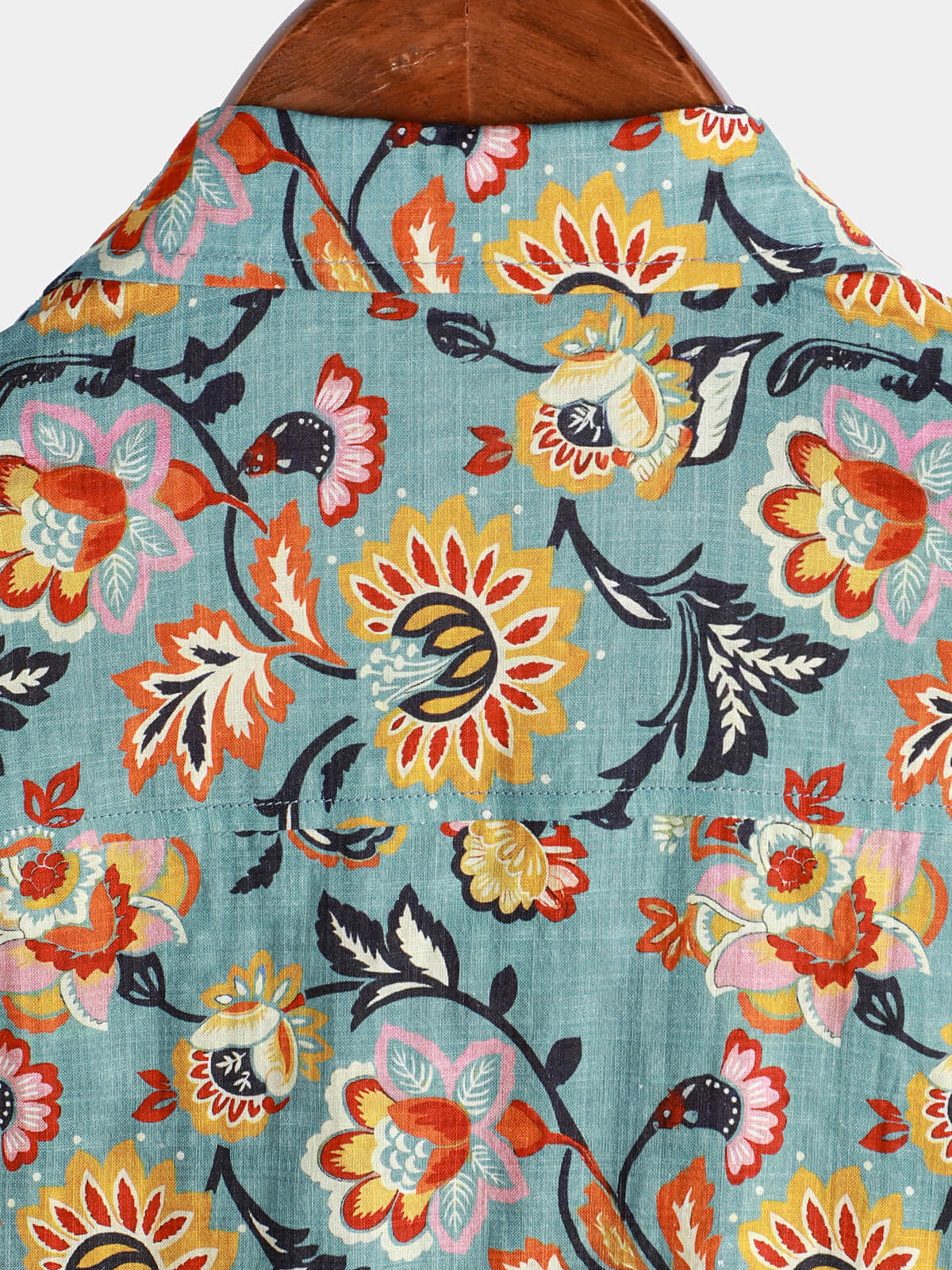 Short-Sleeve Print Pocket Shirt