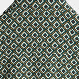 Casual Shirt with Short Sleeves, Geometric Pattern for Men