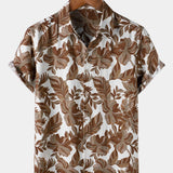 Hawaiian Tropical Floral Short Sleeve Shirt