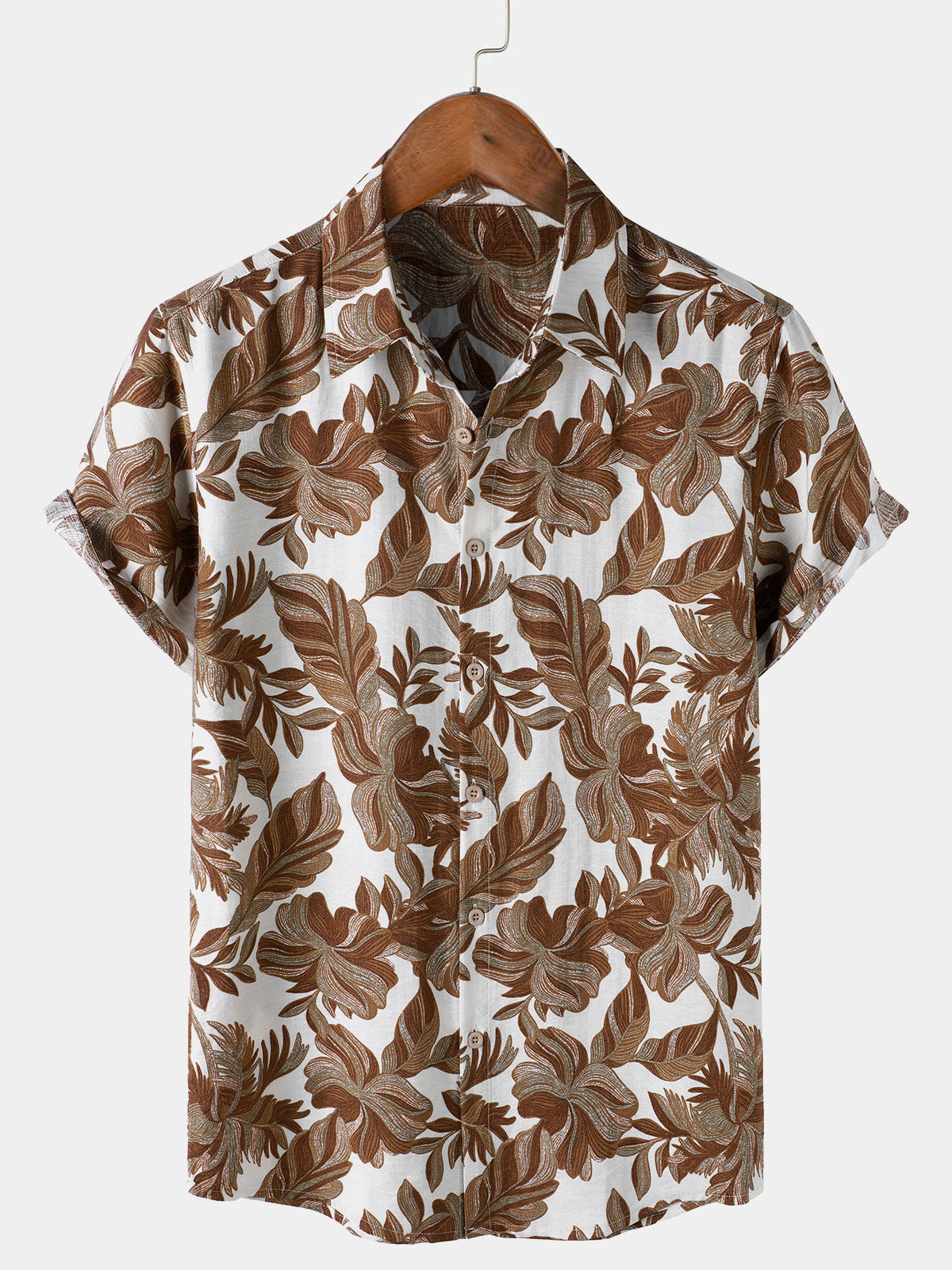 Hawaiian Tropical Floral Short Sleeve Shirt