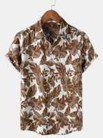 Hawaiian Tropical Floral Short Sleeve Shirt