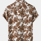 Hawaiian Tropical Floral Short Sleeve Shirt