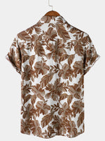 Hawaiian Tropical Floral Short Sleeve Shirt