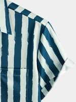 Hawaiian Short-Sleeve Parrot Print Shirt