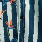 Hawaiian Short-Sleeve Parrot Print Shirt