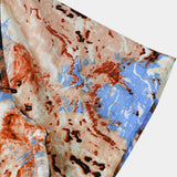 Abstract Holiday Pattern Short Sleeve Shirt