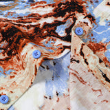 Abstract Holiday Pattern Short Sleeve Shirt