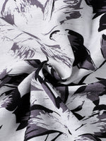 White Tropical Floral Buttoned Short Sleeve Shirt