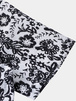 Casual Short-Sleeve Floral Print Shirt