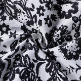 Casual Short-Sleeve Floral Print Shirt