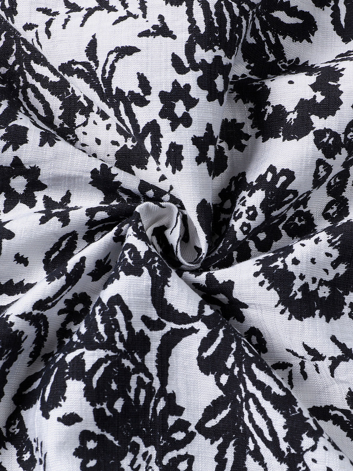 Casual Short-Sleeve Floral Print Shirt