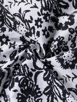 Casual Short-Sleeve Floral Print Shirt