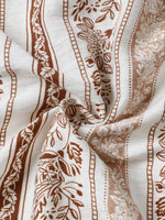 Vintage Ethnic Print Short Sleeve Shirt