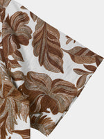 Hawaiian Tropical Floral Short Sleeve Shirt