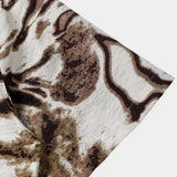 Vacation Retro Abstract Print Short Sleeve Shirt