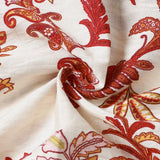 Short Sleeve Flowers and Paisley Holiday Pattern Button-Up Shirt
