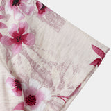 Pink Vacation Floral Button-Up Short Sleeve Shirt