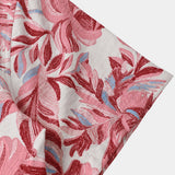 Pink Hawaiian Tropical Floral Short Sleeve Shirt