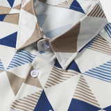 Geometric Triangle Short Sleeve Shirt