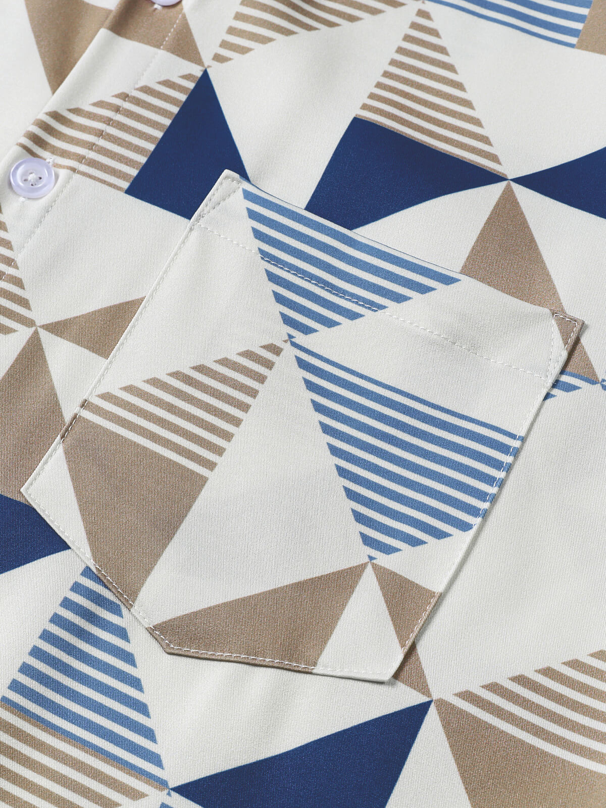 Geometric Triangle Short Sleeve Shirt