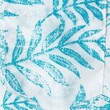 Blue Aloha Hawaiian Casual Shirt with Tropical Print