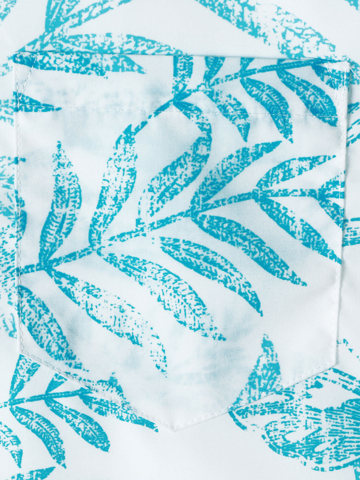Blue Aloha Hawaiian Casual Shirt with Tropical Print