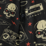 Cotton Hawaiian Punk Rock Style Shirt for Men