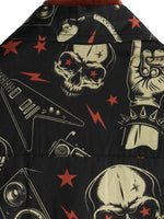 Cotton Hawaiian Punk Rock Style Shirt for Men