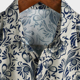 Casual Floral Shirt, Short Sleeves, Perfect for Parties
