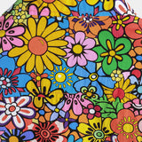 Breathable Pocket Floral Print Vintage 70s Shirt