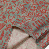 Tribal Geometric Print Bohemian Style Short Sleeve Shirt