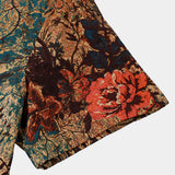 Retro Floral Pattern Breathable Summer Shirt