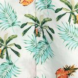 Hawaiian Short Sleeve Shirt with Pineapple Print