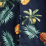 Hawaiian Short Sleeve Shirt with Pineapple Print