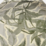 Green Resort Short Sleeve Shirt with Tropical Print Pocket