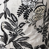 Hawaiian White Tropical Leaves Print Casual Shirt